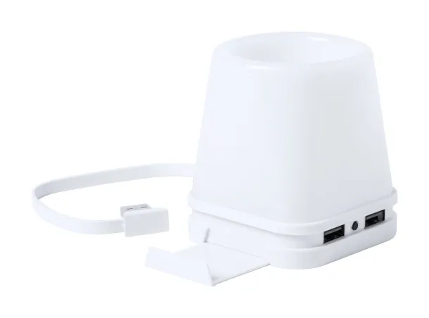 Belind pen holder with USB hub White