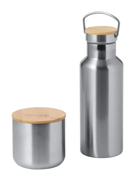 Debris insulated drinkware set Silver