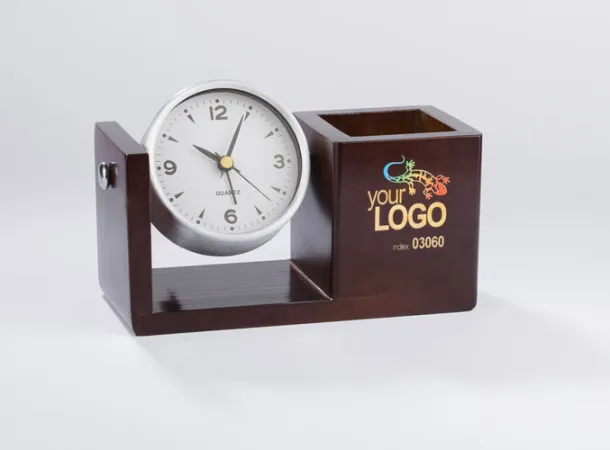 NUTTO Desk clock Brown