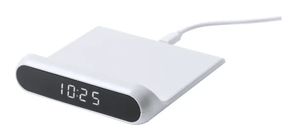 Thumal alarm clock wireless charger White