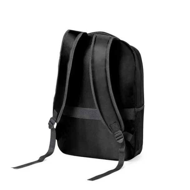  Recycled nylon laptop backpack 15" black