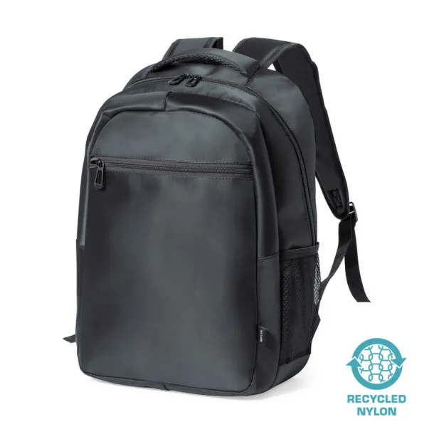  Recycled nylon laptop backpack 15" A69F99