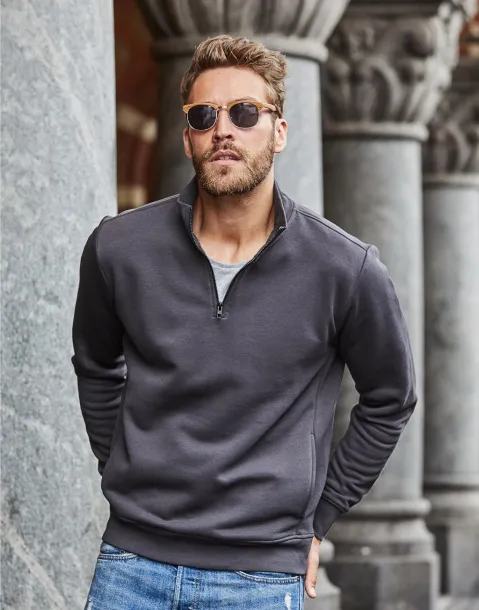  Pulover s kratkim patentnim zatvaračem, 310-320 g/m² - Tee Jays