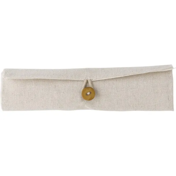  School set, pencil case khaki