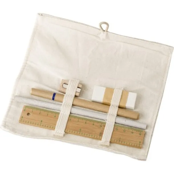  School set, pencil case khaki