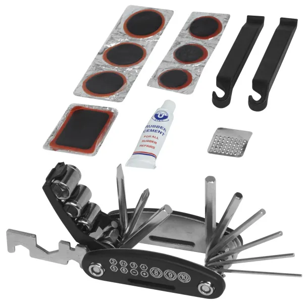 Wheelie set za popravak bicikla Crna
