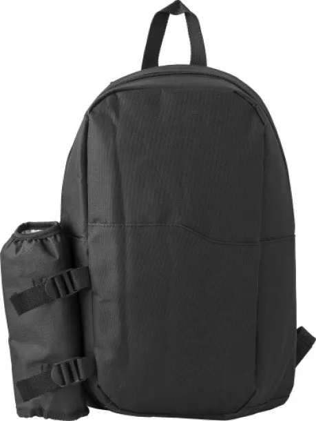  Polyester (600D) cooler backpack Clinton black