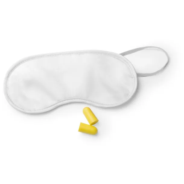  Travel set, eye mask, ear plugs white