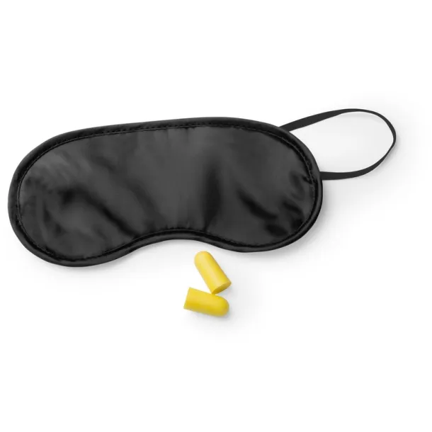  Travel set, eye mask, ear plugs black