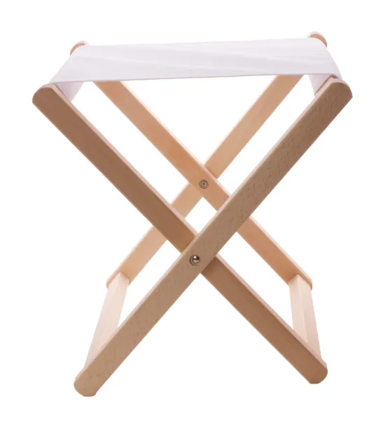 Nissi custom beach stool White Natural