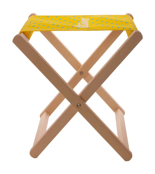 Nissi custom beach stool White Natural