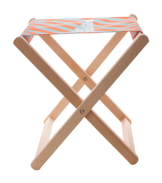 Nissi custom beach stool White Natural