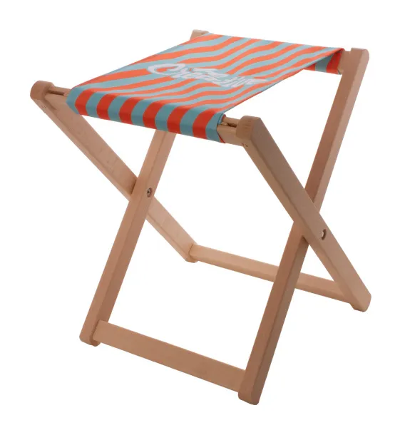 Nissi custom beach stool White Natural