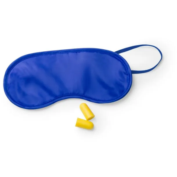  Travel set, eye mask, ear plugs blue