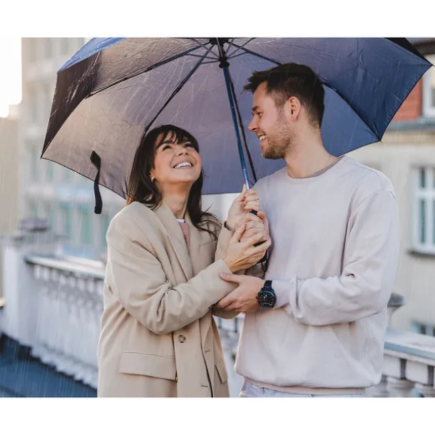 VERNIER windproof folding umbrella Dark Blue