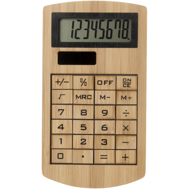 Eugene calculator made of bamboo - Unbranded Natural