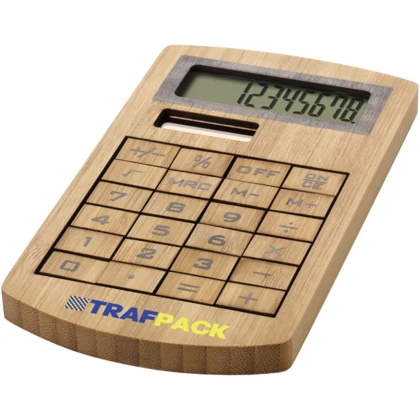 Eugene calculator made of bamboo - Unbranded Natural