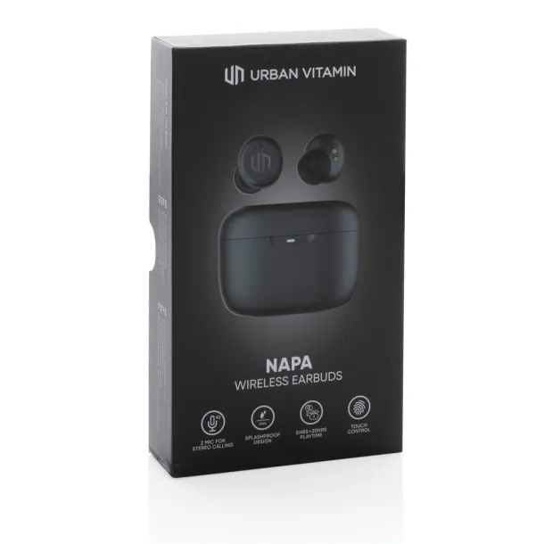 Urban Vitamin Napa earbuds - Urban Vitamin Black 