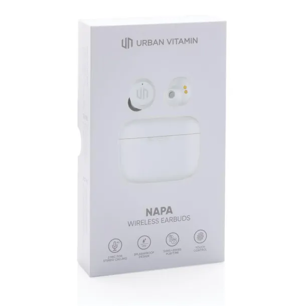 Urban Vitamin Napa earbuds - Urban Vitamin White 