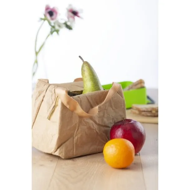  Kraft paper cooler bag brown