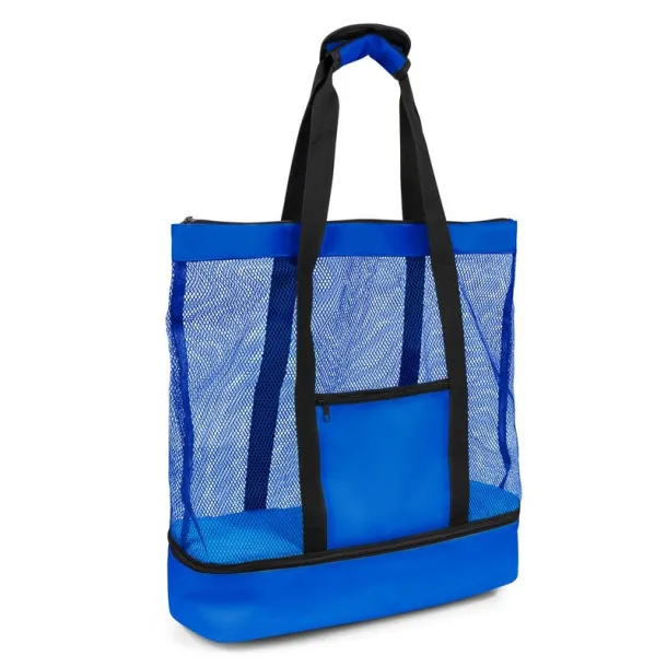 Maxwell RPET beach bag, shopping bag, cooler bag Mornarski plava
