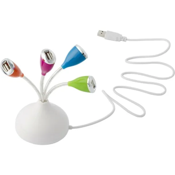  USB hub 2.0 white