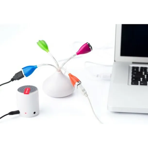  USB hub 2.0 white