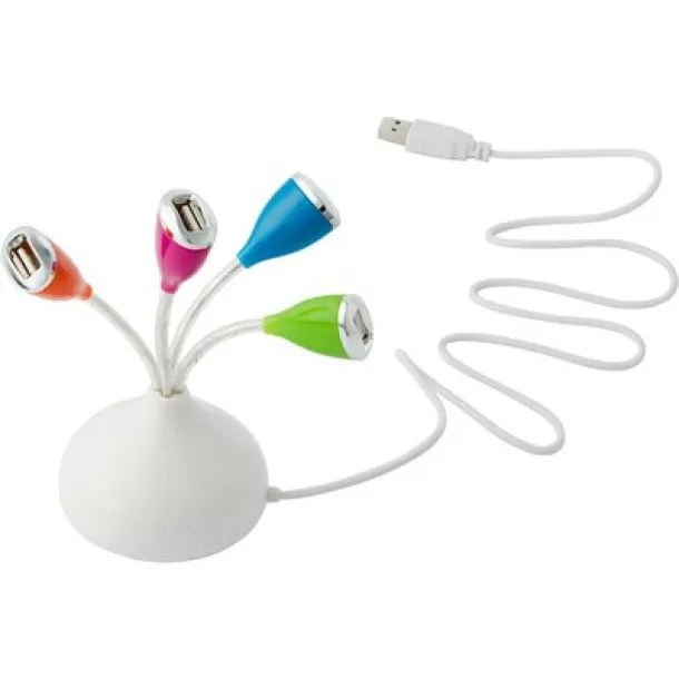  USB hub 2.0 white