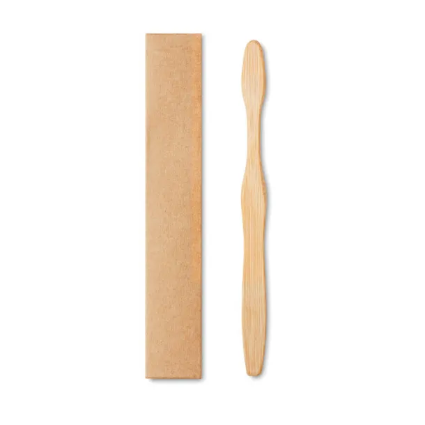 DENTOBRUSH Bamboo toothbrush in Kraft box Black