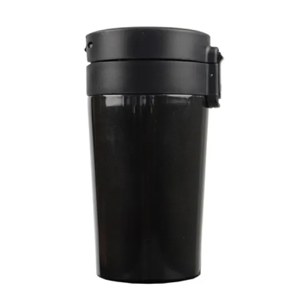  Thermo mug 280 ml with sieve stopping dregs Crna