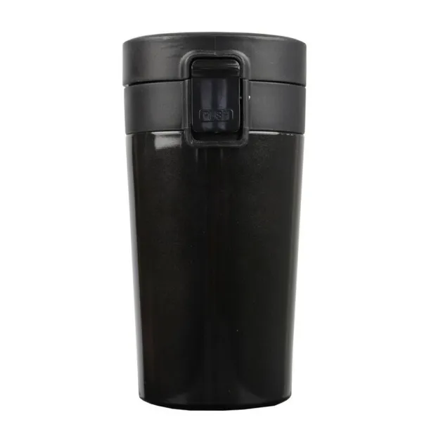  Thermo mug 280 ml with sieve stopping dregs black