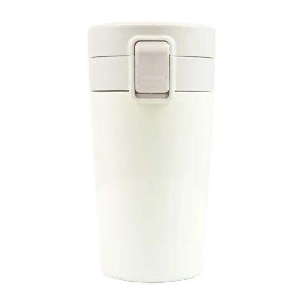  Thermo mug 280 ml with sieve stopping dregs beige