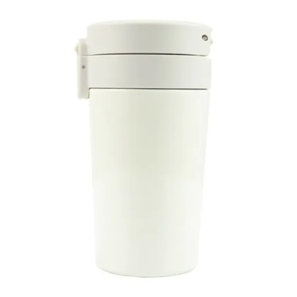  Thermo mug 280 ml with sieve stopping dregs beige