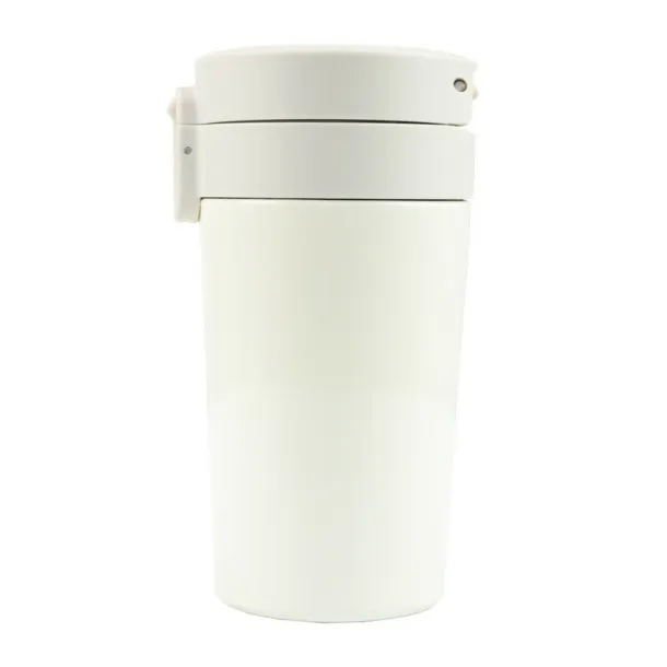  Thermo mug 280 ml with sieve stopping dregs beige