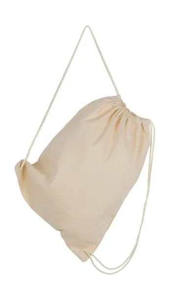  Baby Canvas Cotton Drawstring Backpack - SG Accessories - BAGS Natural