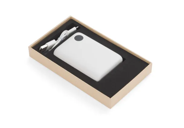 DEZZ prijenosna baterija, 10 000 mAh Bijela