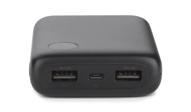 DEZZ prijenosna baterija, 10 000 mAh Crna