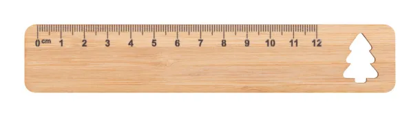 Lopsmarka bamboo ruler, Christmas tree Natural