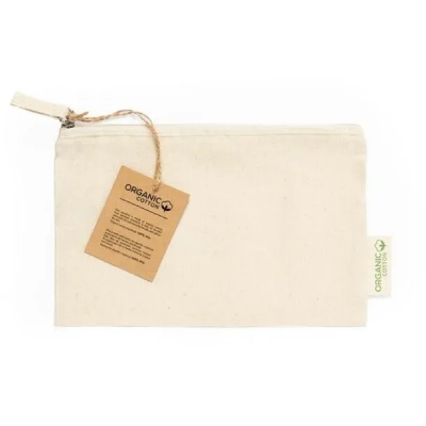  Organic cotton cosmetic bag neutral