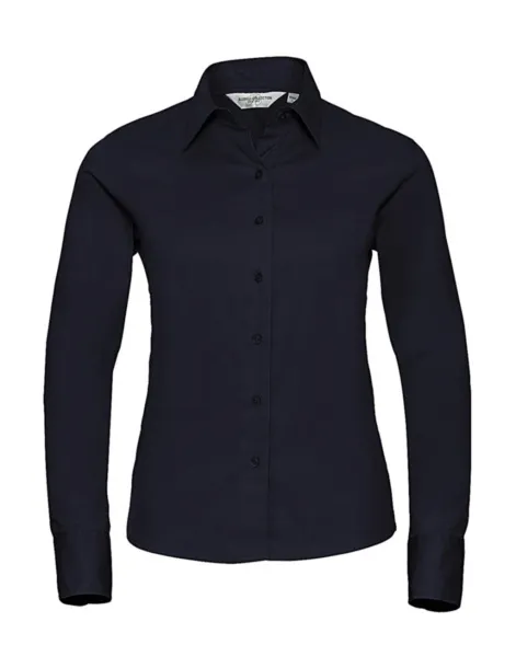  Ladies' Classic Twill Shirt LS - Russell Collection French Navy