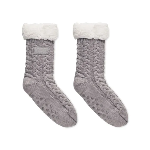 CANICHIE Pair of slipper sock M Grey