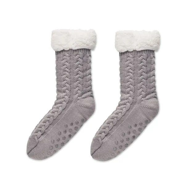 CANICHIE Pair of slipper sock M Grey