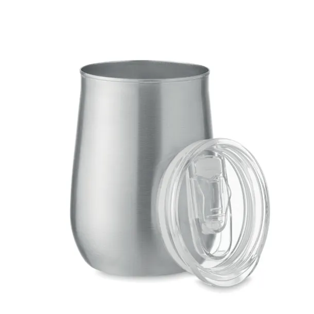 URSA Recycled stainless steel mug Matt Silver