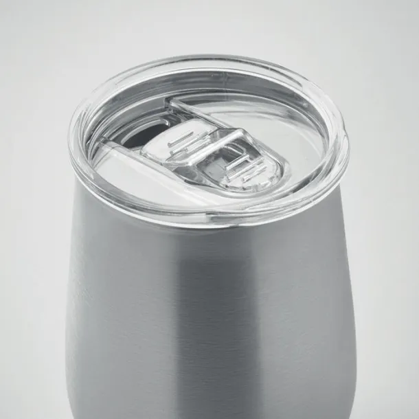 URSA Recycled stainless steel mug Matt Silver