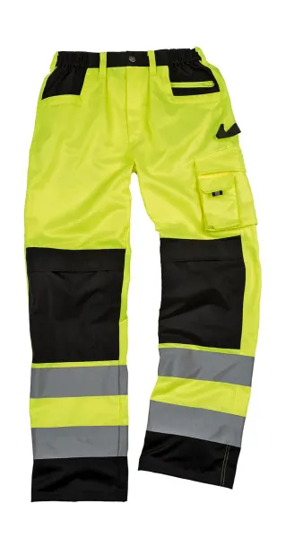  Safety Cargo Trouser - Result Safe-Guard Fluorescent Yellow