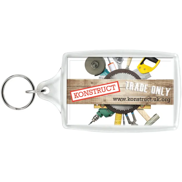 Orca L4 large keychain - PF Manufactured White