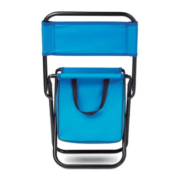 SIT & DRINK Foldable 600D chair/cooler Royal blue