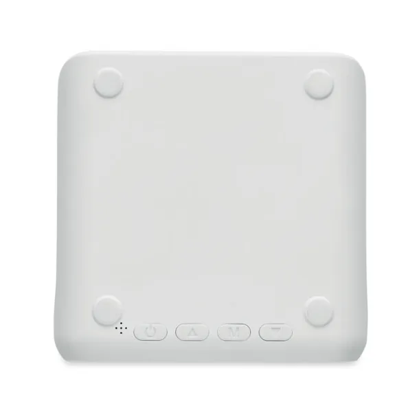 MASSITU Wireless charger and LED clock White