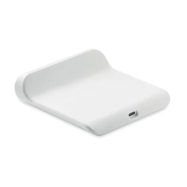 MASSITU Wireless charger and LED clock White