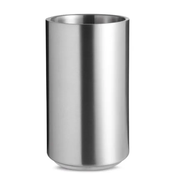 COOLIO Stainless steel bottle cooler Matt Silver